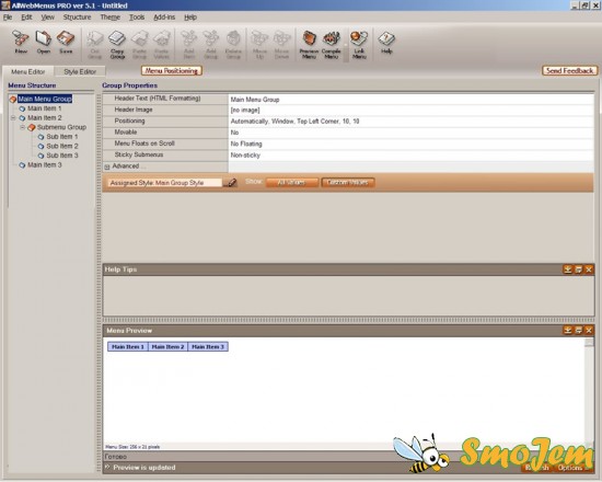 AllWebMenus Pro 5.1.754