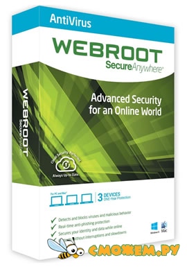 Webroot SecureAnywhere AntiVirus 9.0.8.100 + Ключ