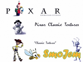 Коллекция бесшовных текстур pixar для 3D