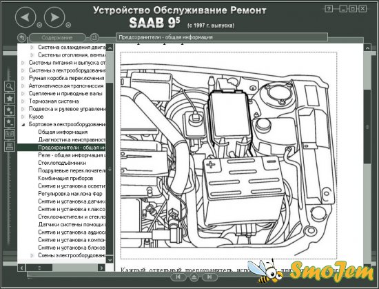 Устройство, обслуживание и ремонт SAAB 9.5 (с 1997 г.)